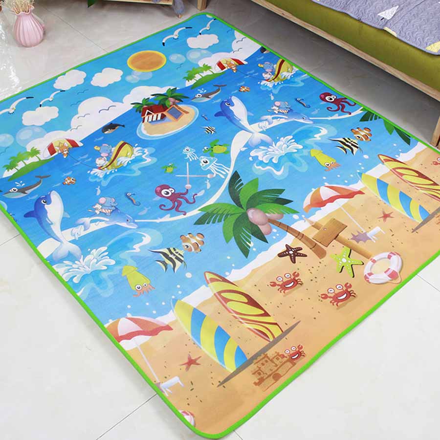 Baby Walker Activity - Baby Crawling Play Mat 180*120*0.3cm Single
