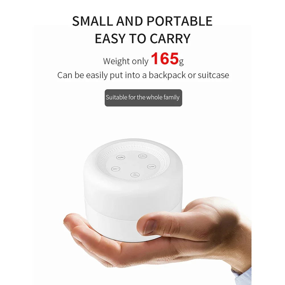 White Noise Machine Baby - Desktop White Noise Machine with Night