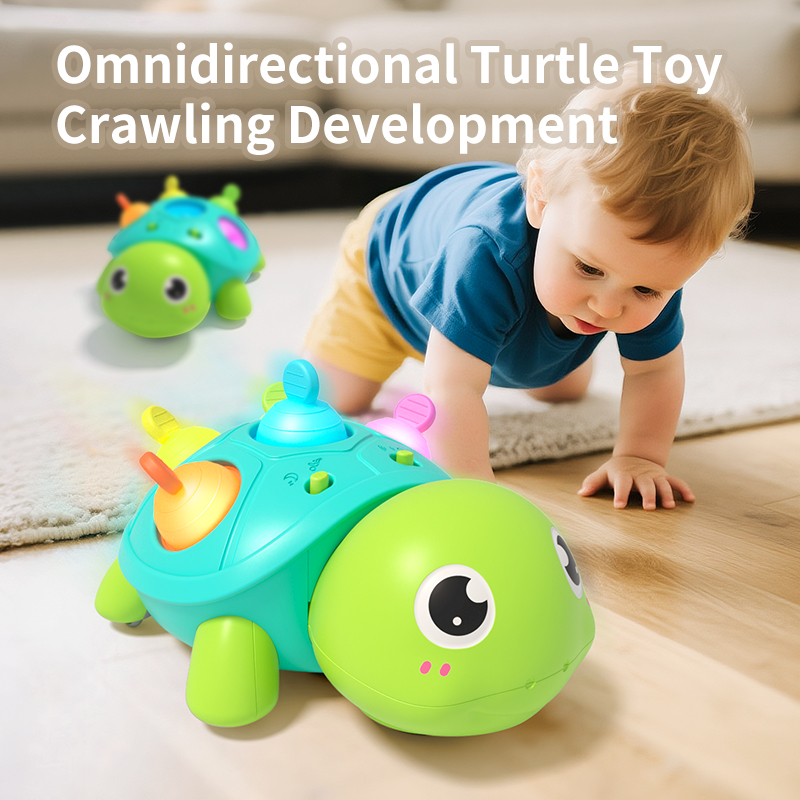 Baby Walker Activity - Baby Crawling Toy with Sound and