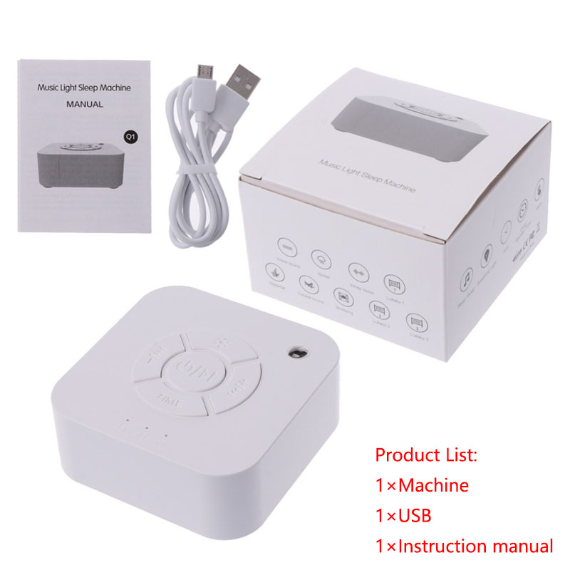 White Noise Machine Baby - White Noise Machine USB Rechargeable Timed