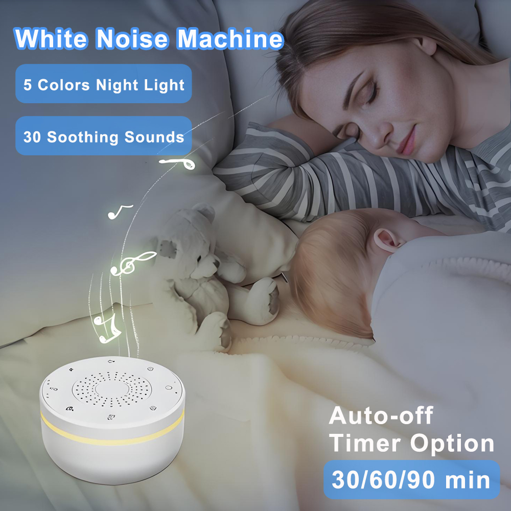 White Noise Machine Baby - Baby White Noise Machine USB Rechargeable