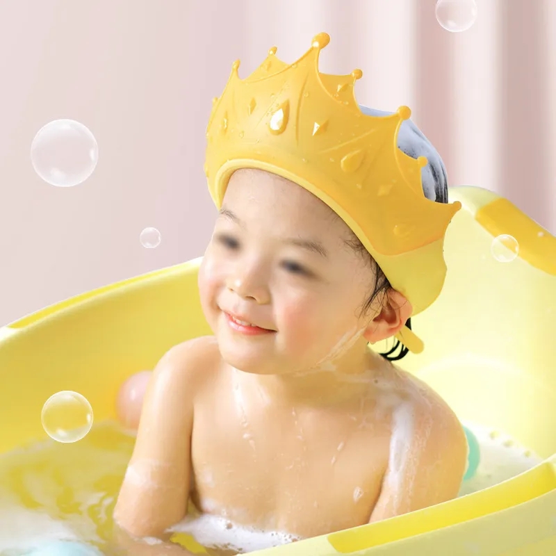Baby Products For Bathing - Baby Shower Cap Waterproof Shampoo Hat