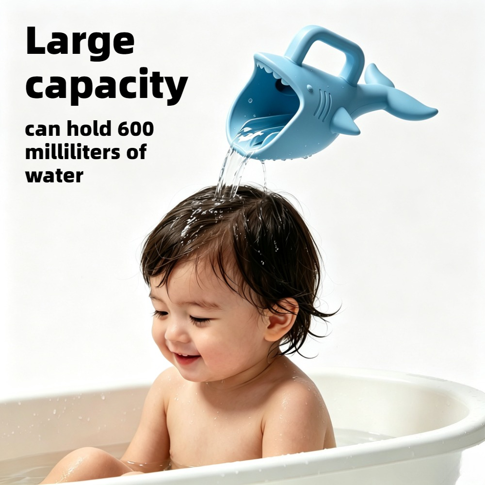 Silicone shark Baby Bath Rinse - Baby Products For Bathing ulasan dan harga