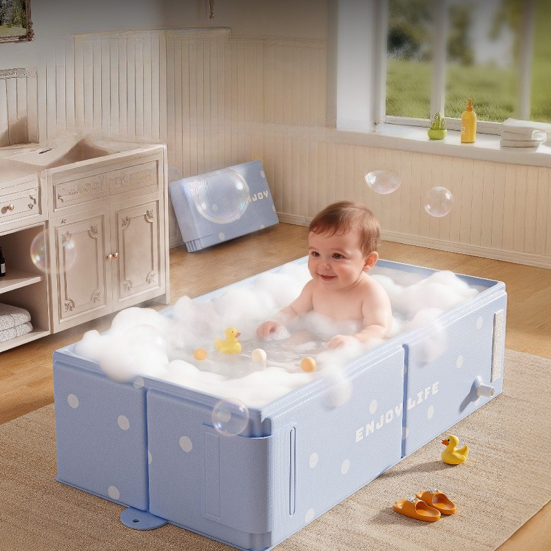 Foldable Baby Bath Tub 0-8year - Baby Products For Bathing ulasan dan harga