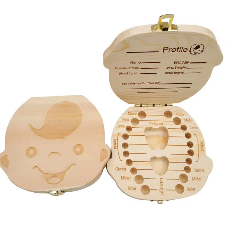Baby Tooth Box Spanish/Dutch/F - Baby Products Storage Box ulasan dan harga