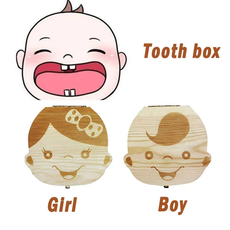 Baby Tooth Box Spanish/Dutch/F - Baby Products Storage Box ulasan dan harga
