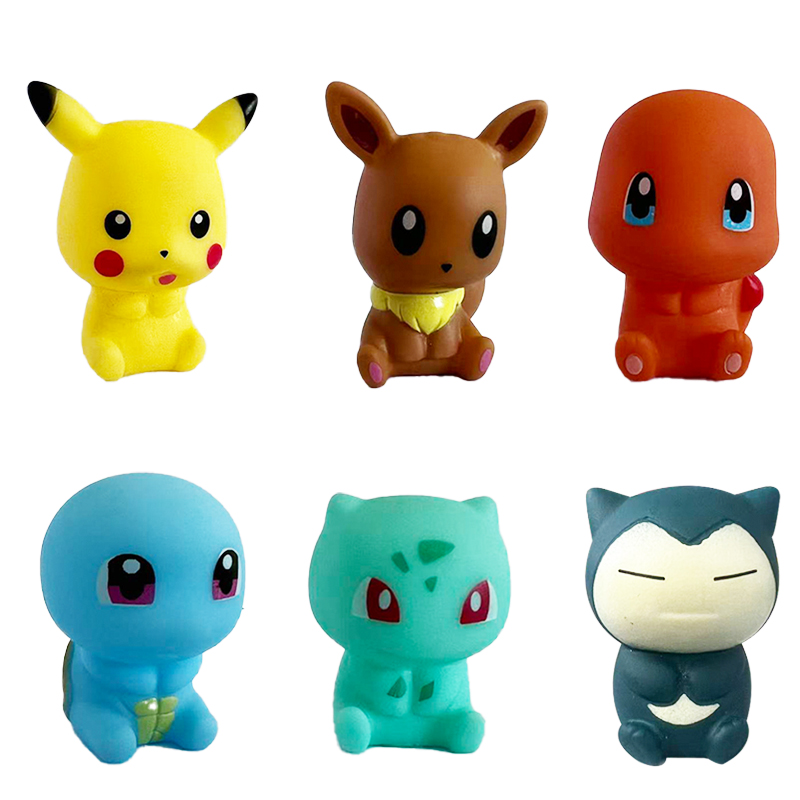 6Pcs Pokemon Bath Toys Pikachu - Baby Products Gift Set ulasan dan harga