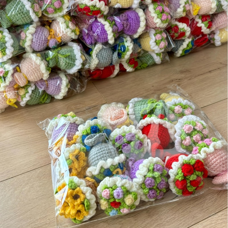 15 Pack Hand-Knitted Bouquets  - Baby Products Gift Pack ulasan dan harga