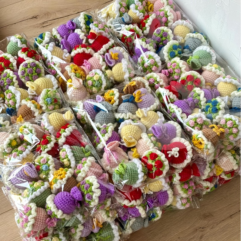 15 Pack Hand-Knitted Bouquets  - Baby Products Gift Pack ulasan dan harga