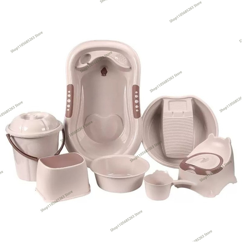 Baby Bathtub Set Upgraded Plas - Baby Products For Bathing ulasan dan harga
