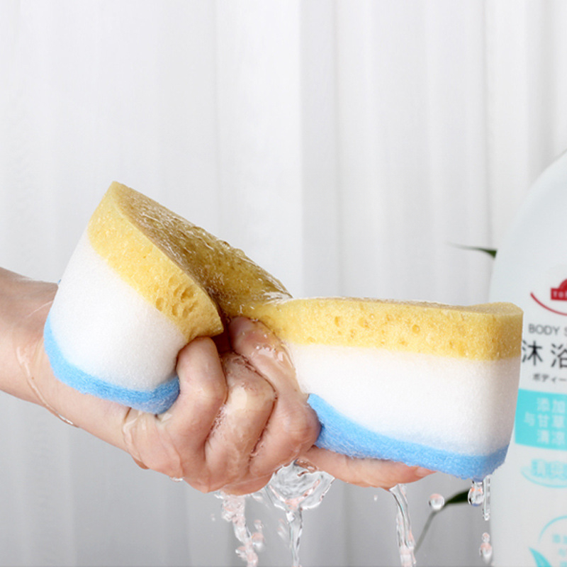 Natural Sponge Bath Towel Simp - Baby Products For Bathing ulasan dan harga