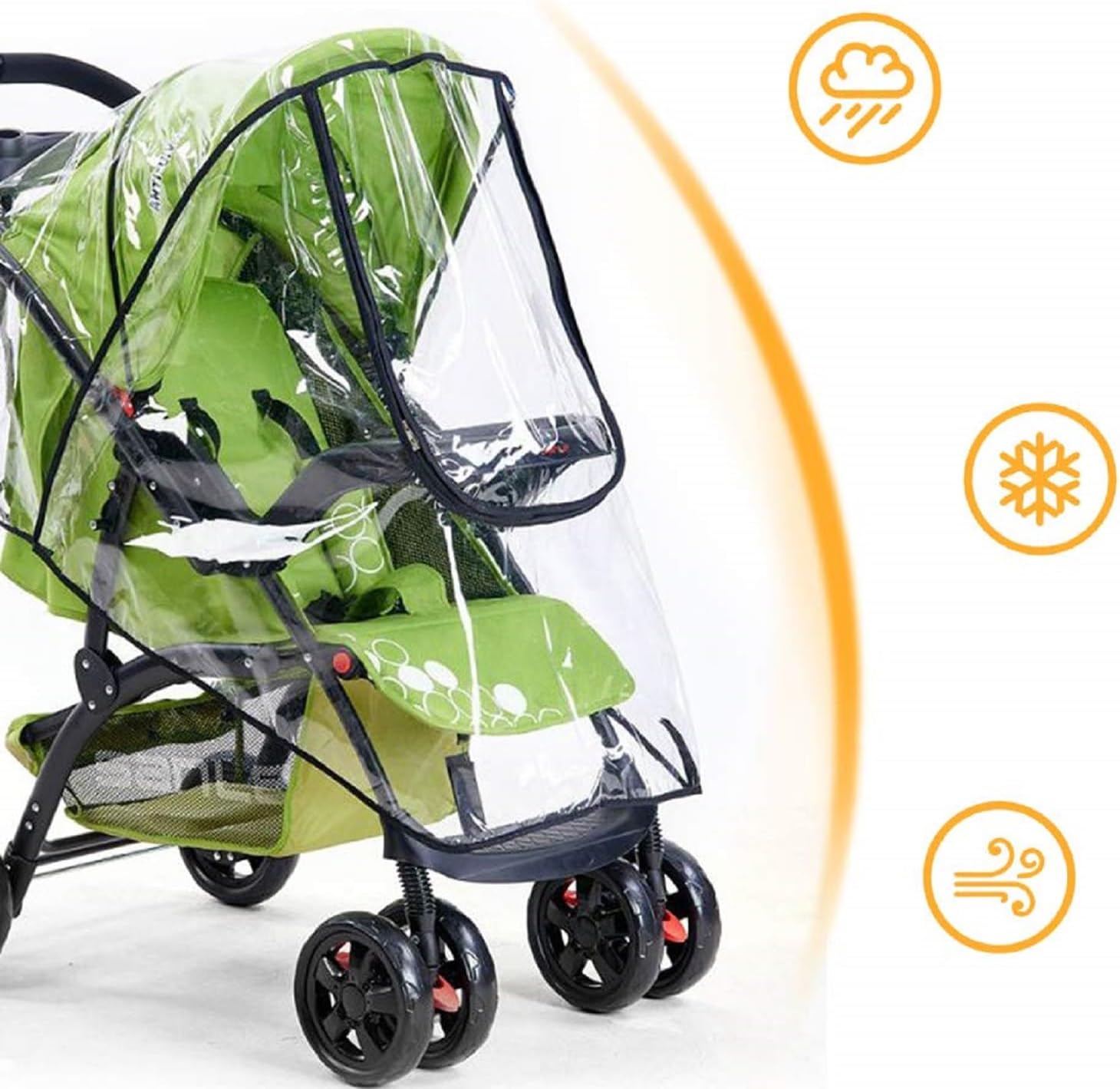 Baby Stroller Rain Cover, Univ - Stroller Rain Cover ulasan dan harga
