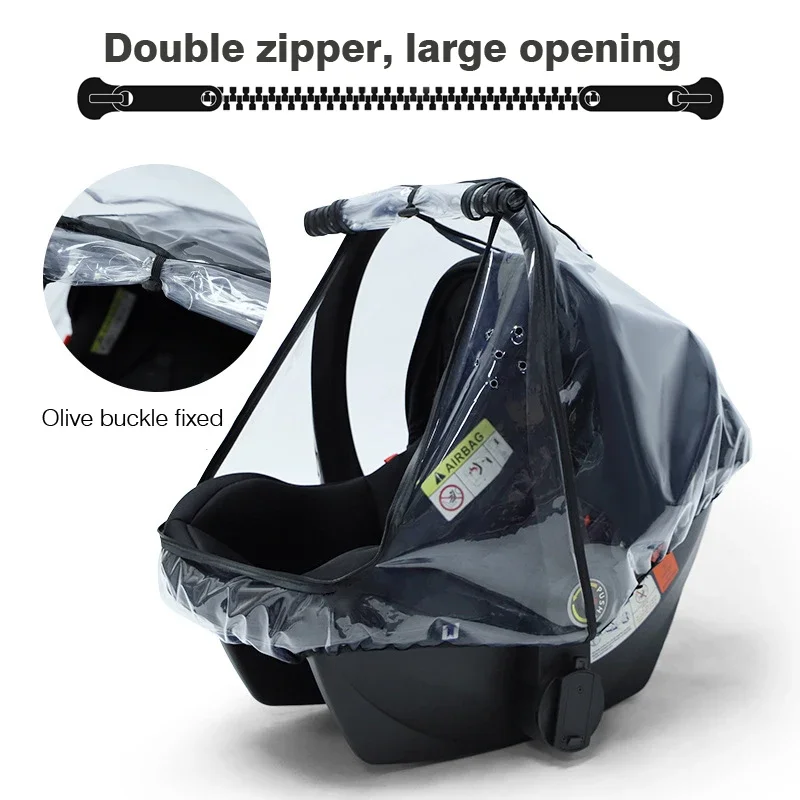 Baby Cart Basket Rain Cover Wi - Stroller Rain Cover ulasan dan harga