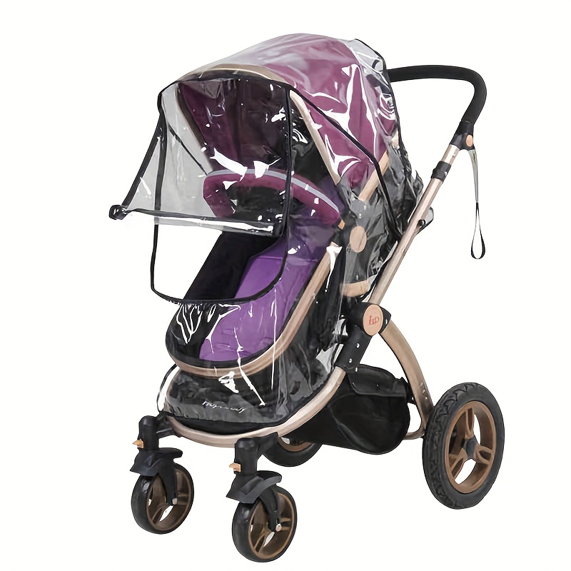 1pc Portable Universal Waterpr - Stroller Rain Cover ulasan dan harga