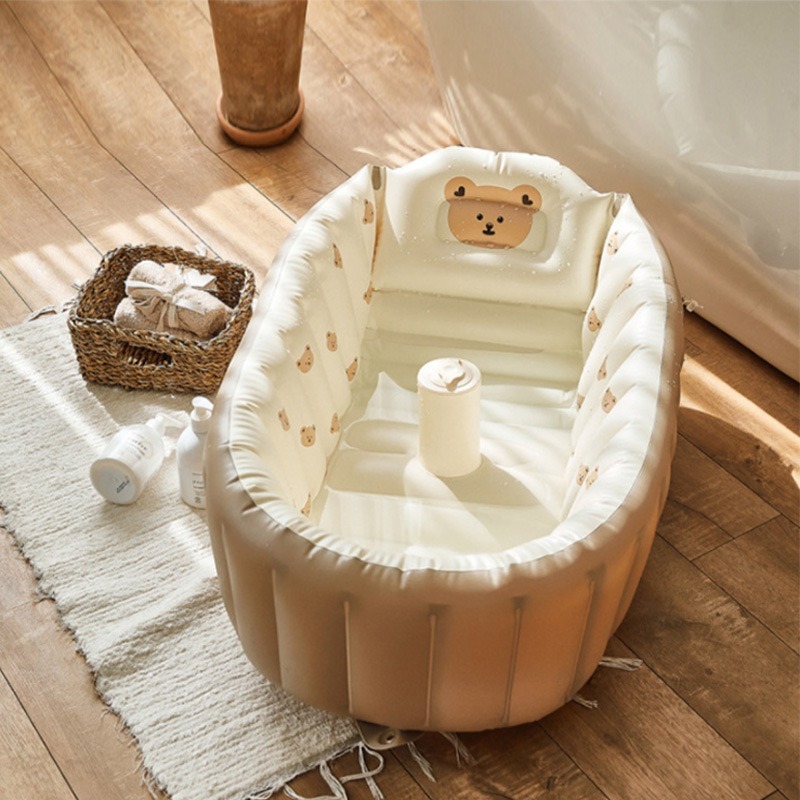 1PC Cartoon Inflatable Bathtub - Baby Products For Bathing ulasan dan harga