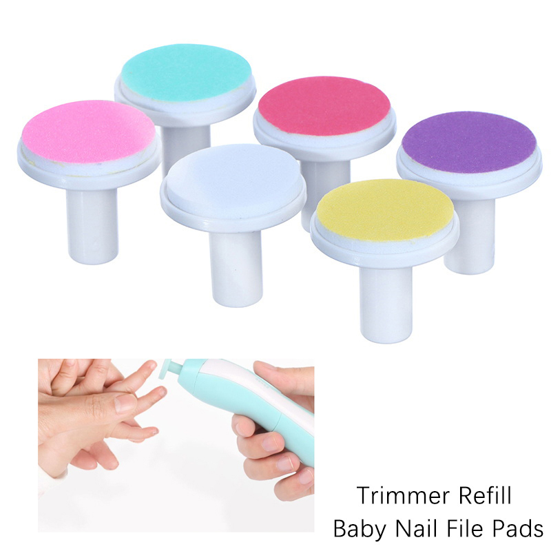 New-10Pcs Baby Nail File Pads  - Baby Nail Trimmer Electric ulasan dan harga
