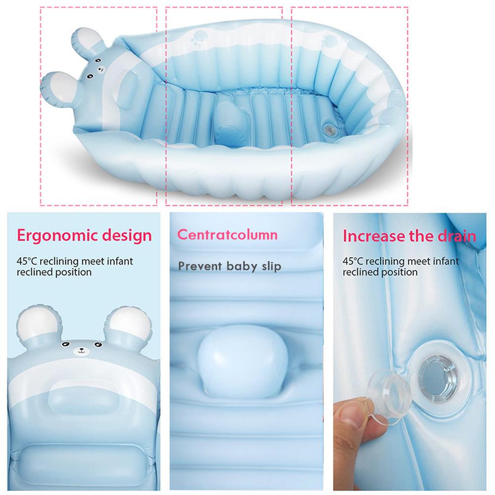 Cute Children Inflatable Batht - Baby Products For Bathing ulasan dan harga