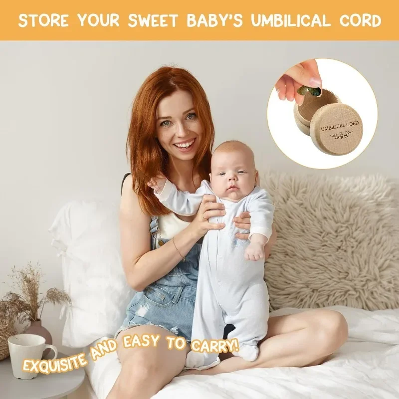 Wooden Baby Umbilical Cord Box - Baby Products Storage Box ulasan dan harga