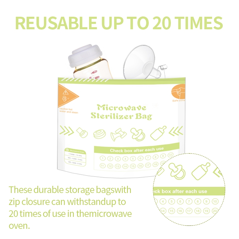 10Pcs Reusable BPA Free Microw - Zwitsal Baby Products ulasan dan harga