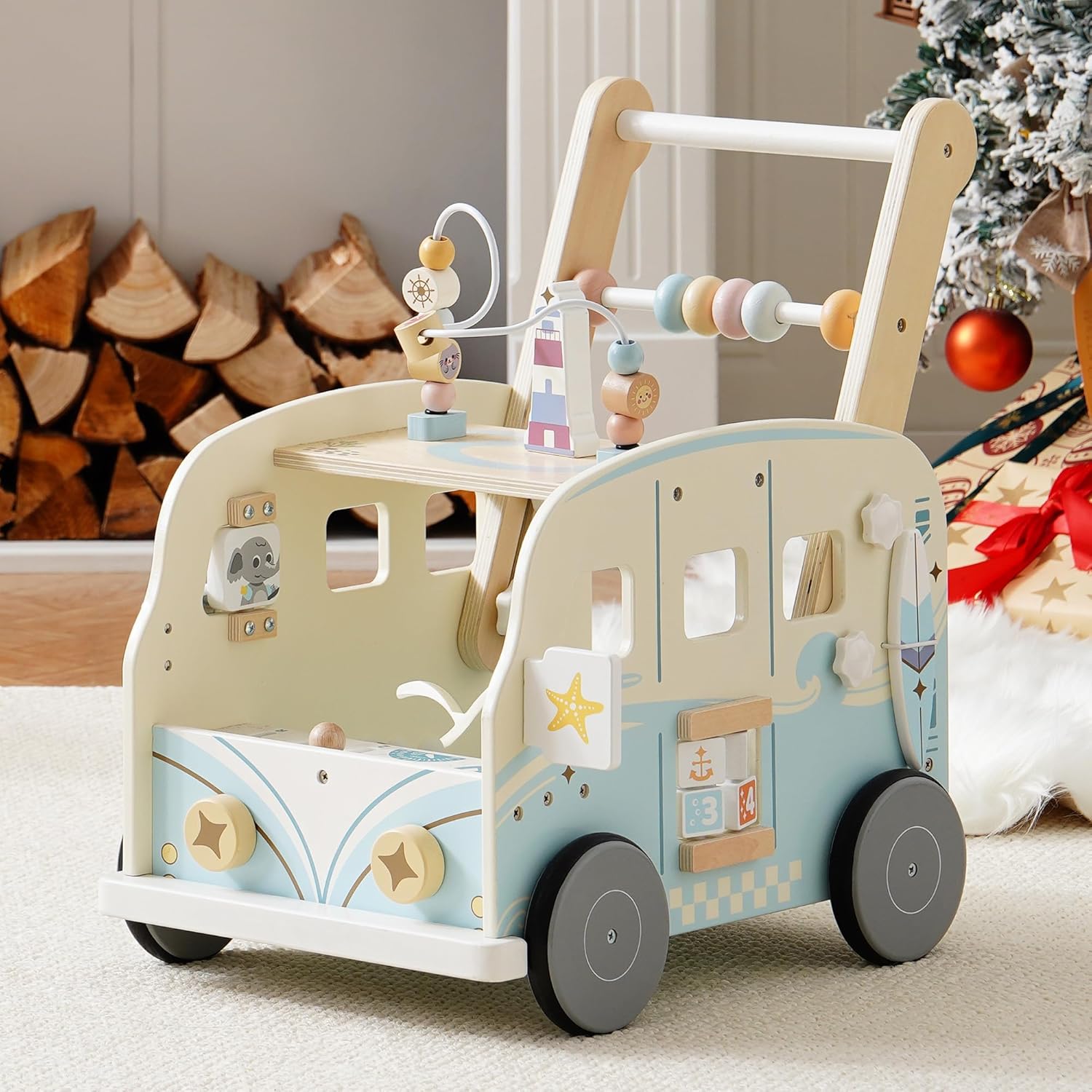 Robotime Robud Wooden Baby Wal - Baby Walker Activity ulasan dan harga