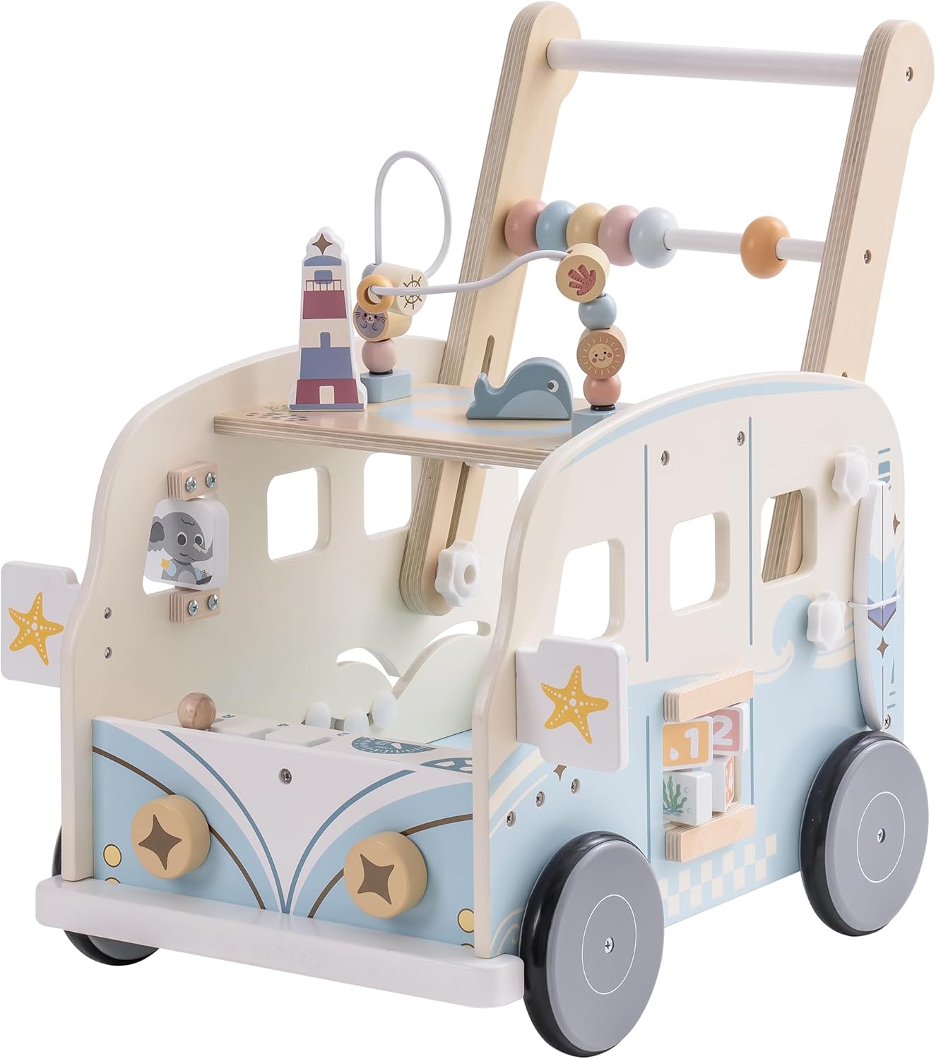 Robotime Robud Wooden Baby Wal - Baby Walker Activity ulasan dan harga