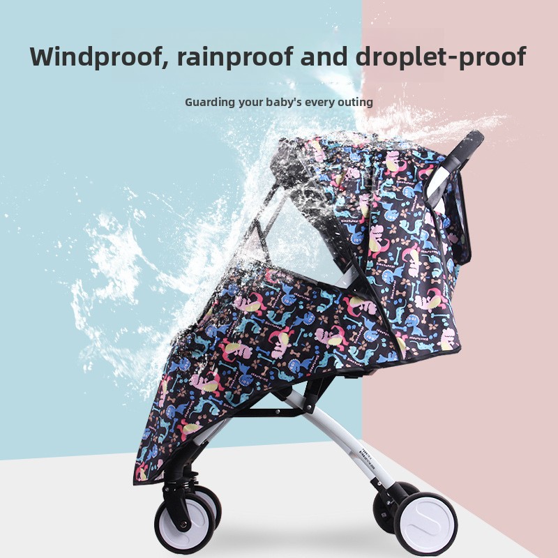 Universal Baby Stroller Rain C - Stroller Rain Cover ulasan dan harga