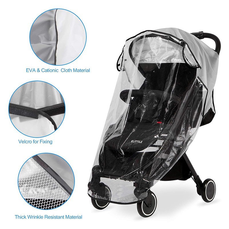 Universal Baby Stroller Rain C - Stroller Rain Cover ulasan dan harga