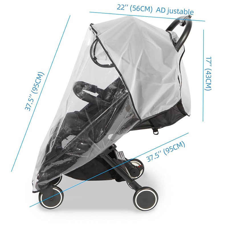 Universal Baby Stroller Rain C - Stroller Rain Cover ulasan dan harga