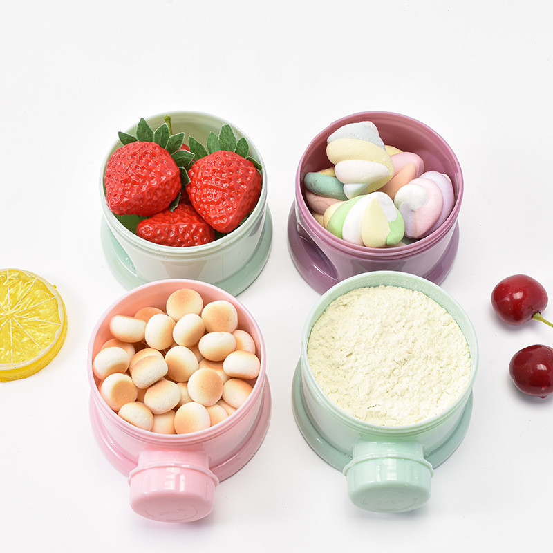 3/4 Layers Bear Baby Milk Powd - Baby Products Storage Box ulasan dan harga