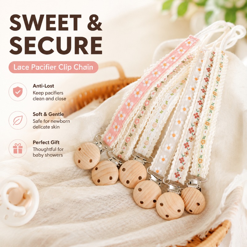 Lace Pacifier Clip Chain for N - Baby Products For 1 Year Old ulasan dan harga